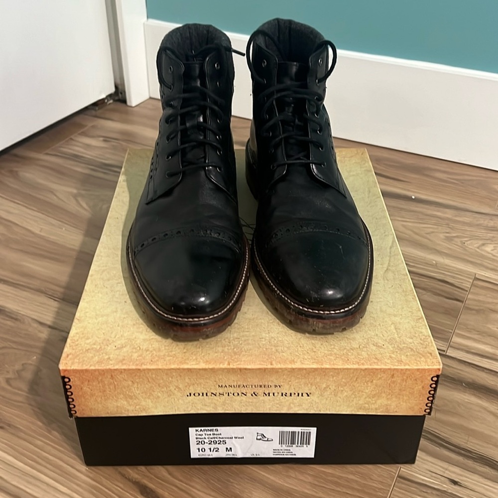 Johnston & Murphy Karnes black
